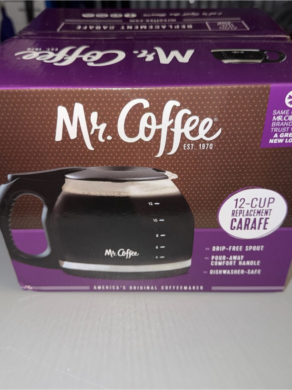 Mr. Coffee Glass Replacement Carafe Pot Sunbeam Products 12 Cup Coffee Makers